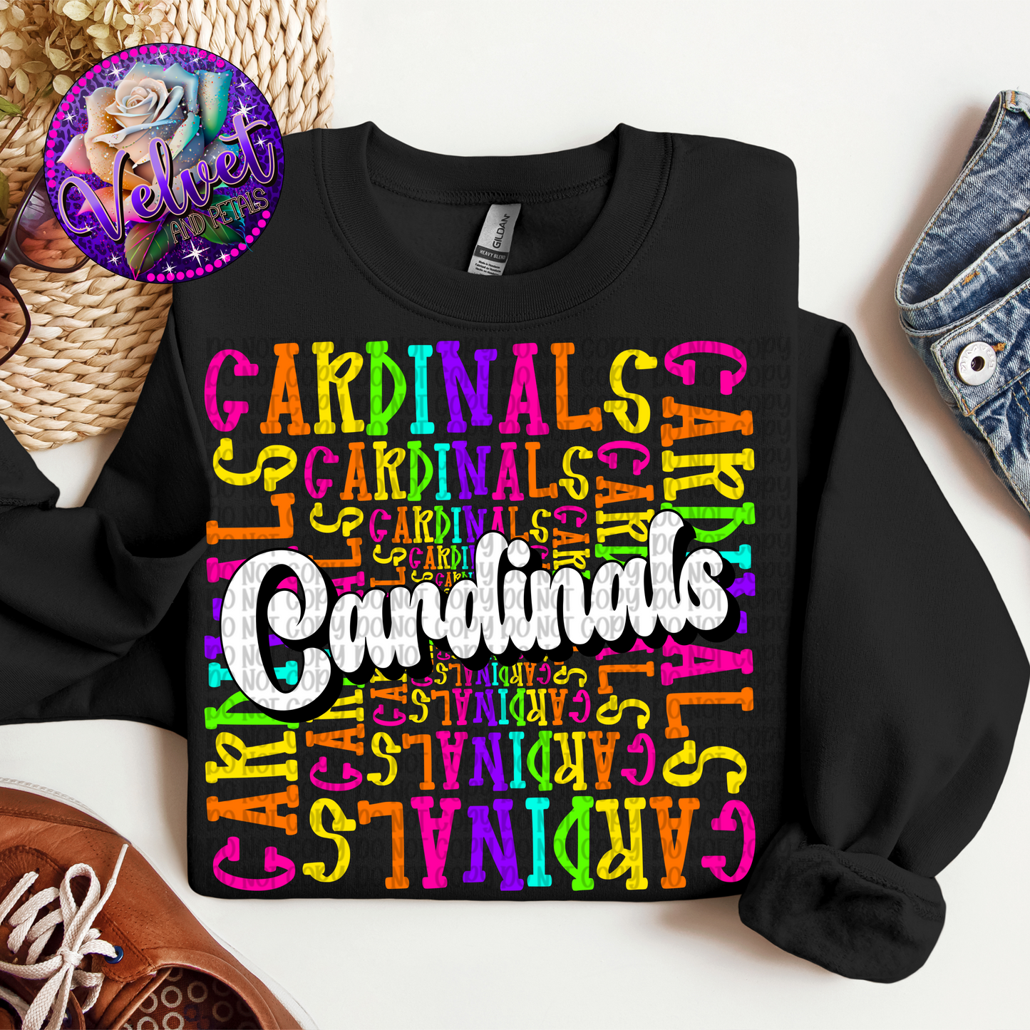 Neon Cardinals