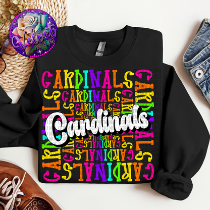 Neon Cardinals