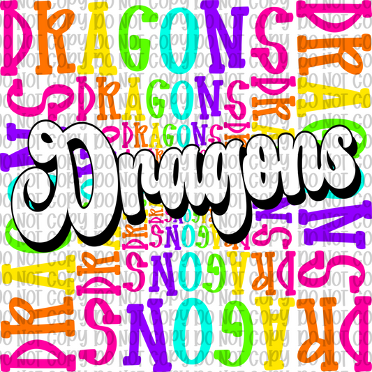 Neon Dragons