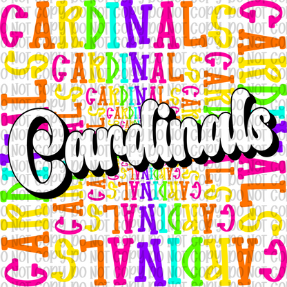 Neon Cardinals