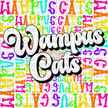 Neon Wampus Cats