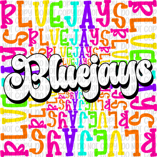 Neon Bluejays