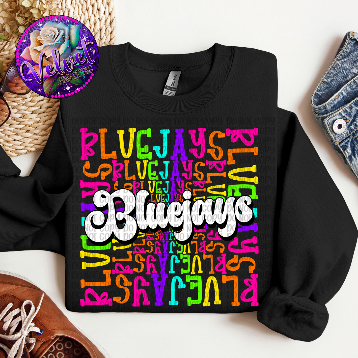 Neon Bluejays