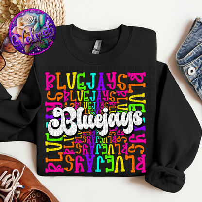Neon Bluejays