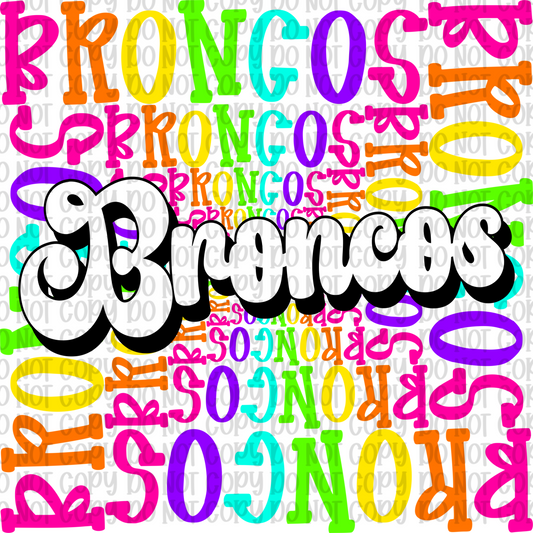 Neon Broncos