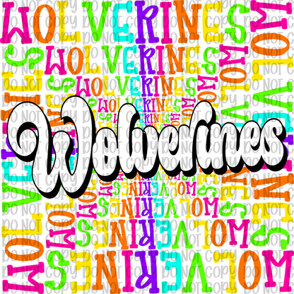Neon Wolverines