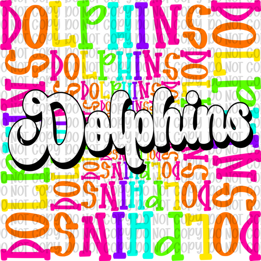 Neon Dolphins
