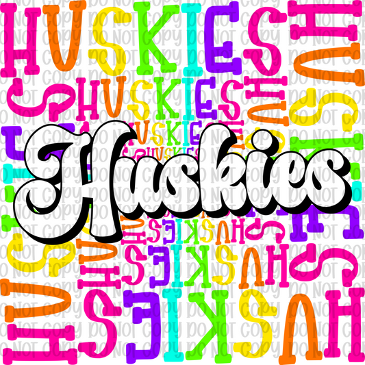Neon Huskies