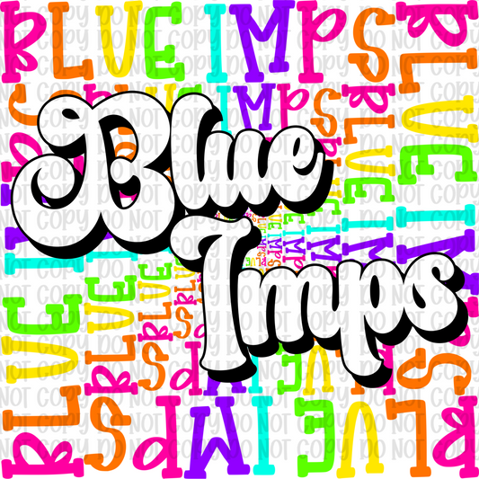 Neon Blue Imps