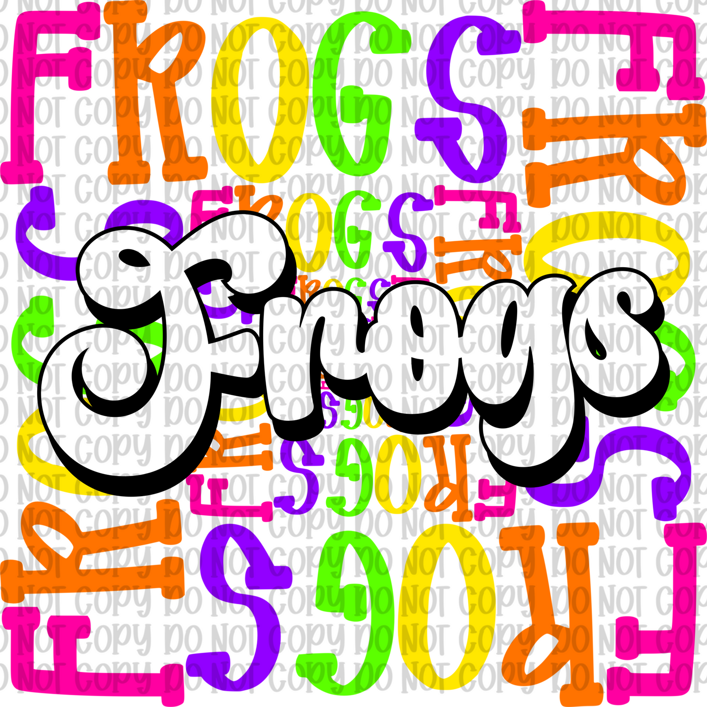 Neon Frogs