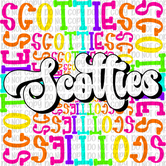 Neon Scotties