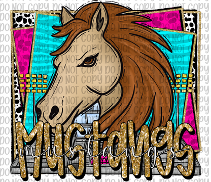Mustangs Mascot