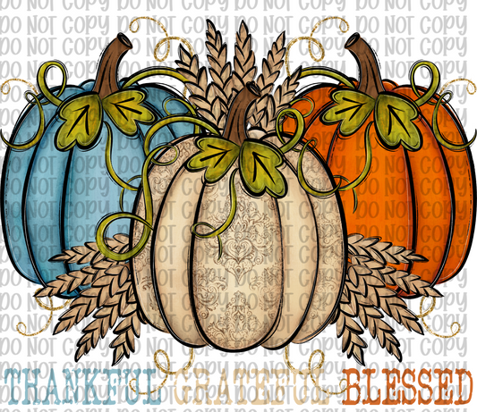 Thankful Grateful Blessed