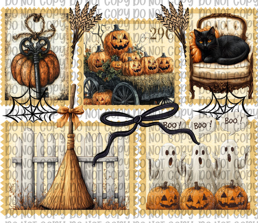 Vintage Halloween Stamps