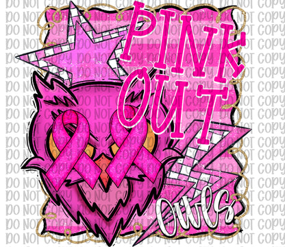 Pink Out Owls