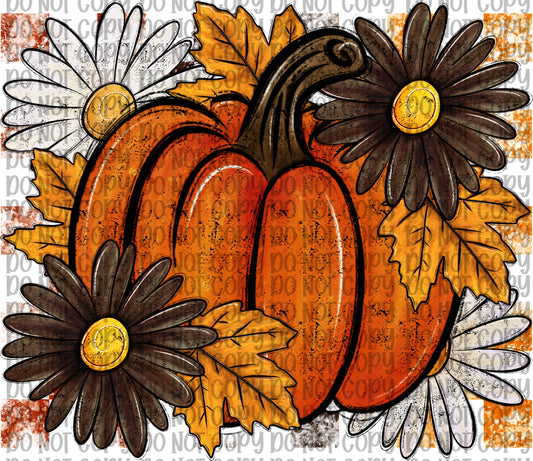 Pumpkins & Flowers