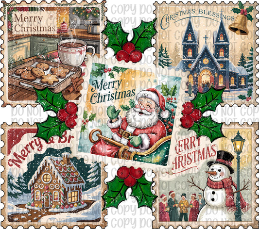 Vintage Christmas Stamps