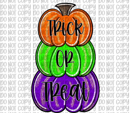 Stacked Halloween Pumpkins