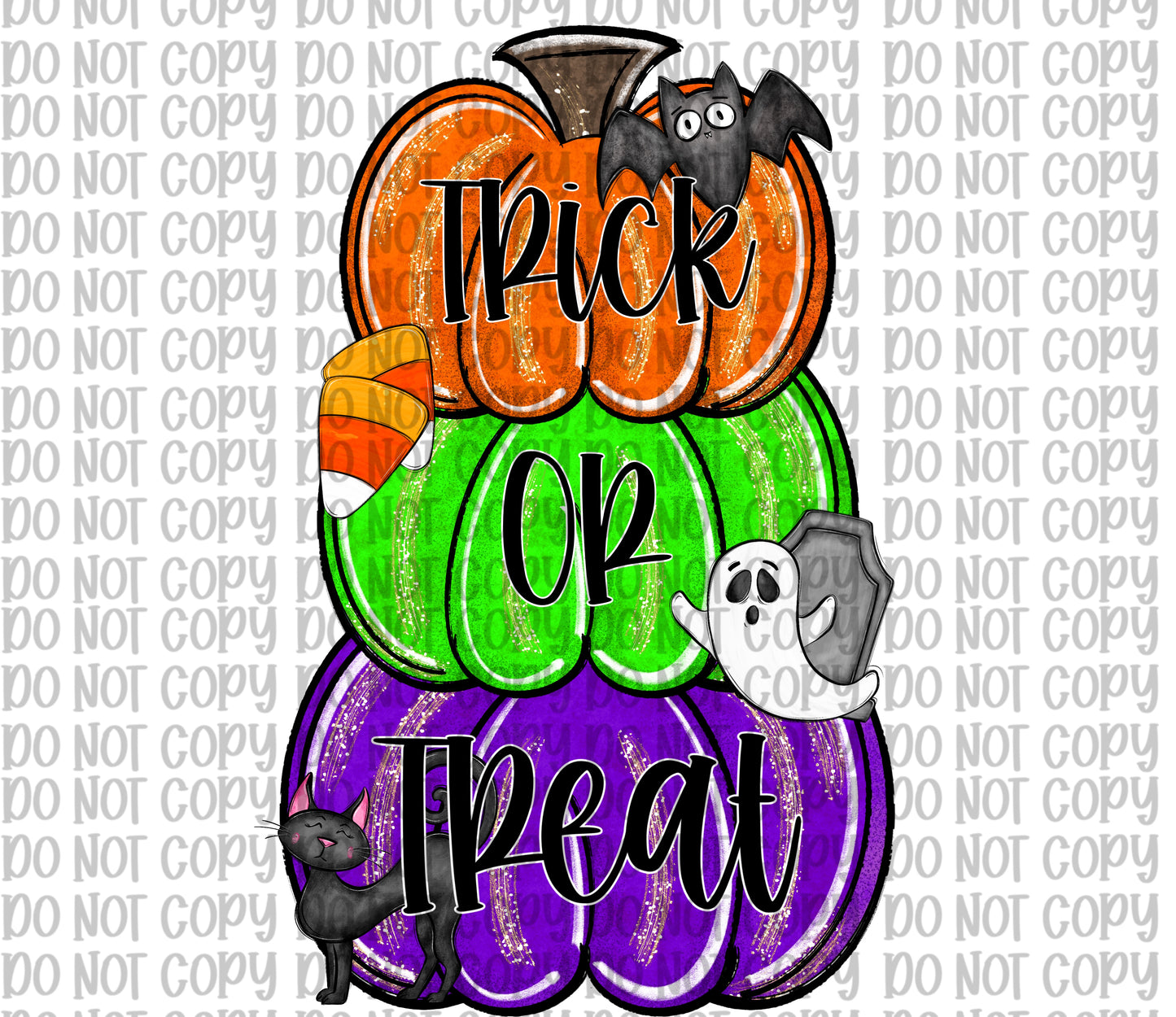 Stacked Halloween Pumpkins 2