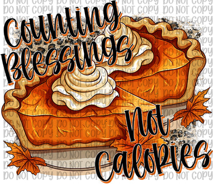 Counting Blessings Not Calories