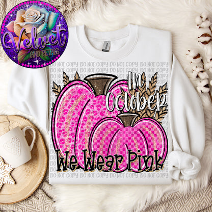 In October We Wear Pink