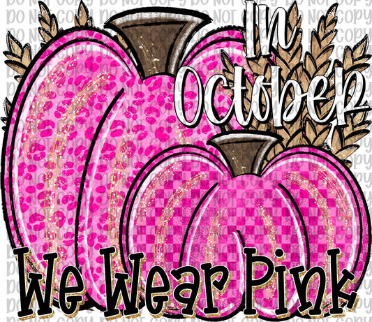 In October We Wear Pink