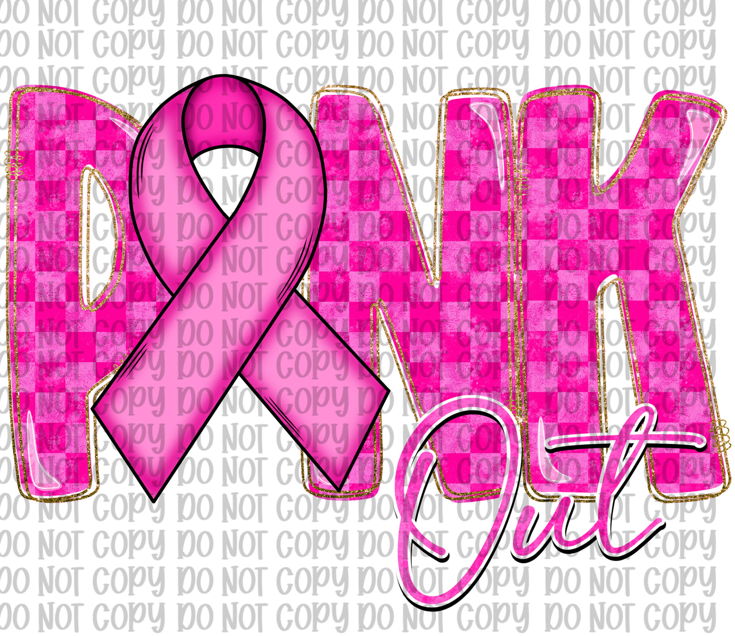 Checkered Pink Out