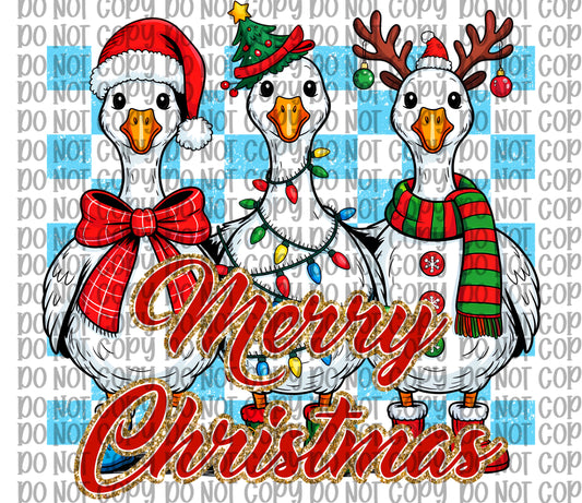 Merry Christmas Goose