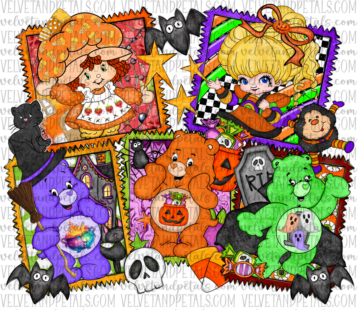 80’s Character Frames – Velvet And Petals