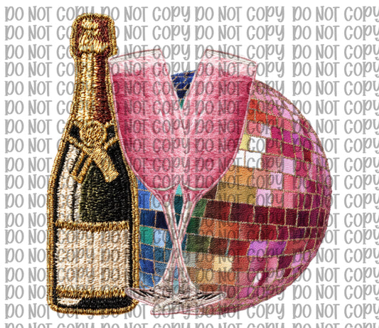 Faux Chenille New Year