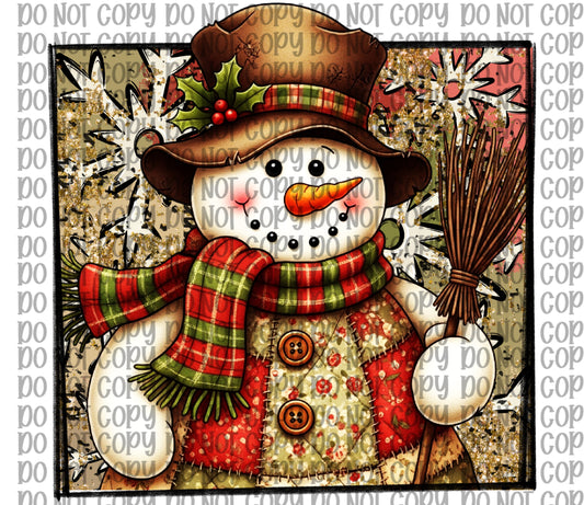 Patchwork Snowman