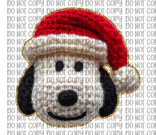 Faux Yarn Dog Style 2