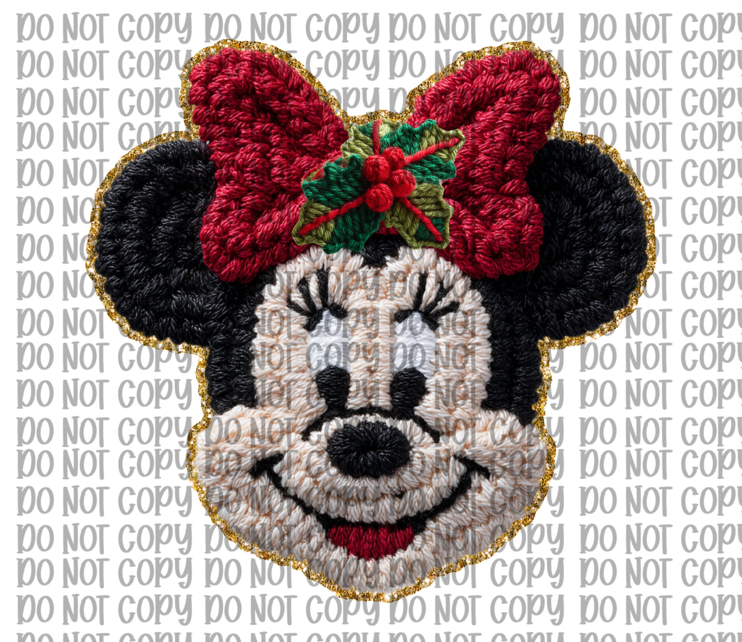 Faux Yarn Girl Mouse