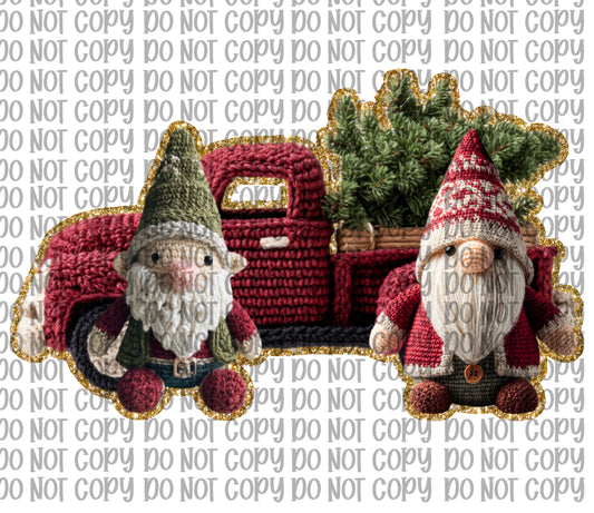 Faux Yarn Gnomes