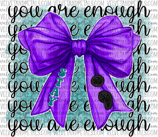 You Are Enough Coquette Bow