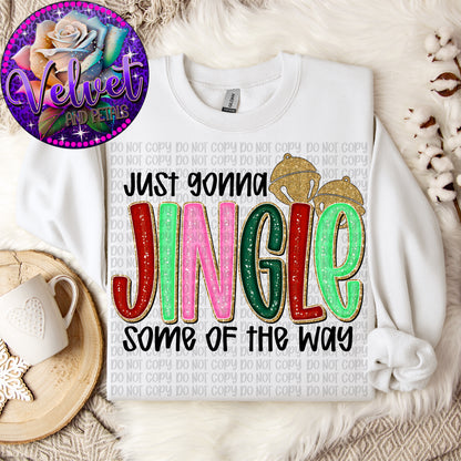 Just Gonna Jingle Black Letters