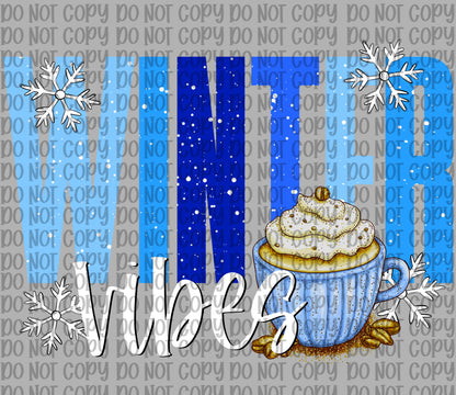 Blue Winter Vibes Cup
