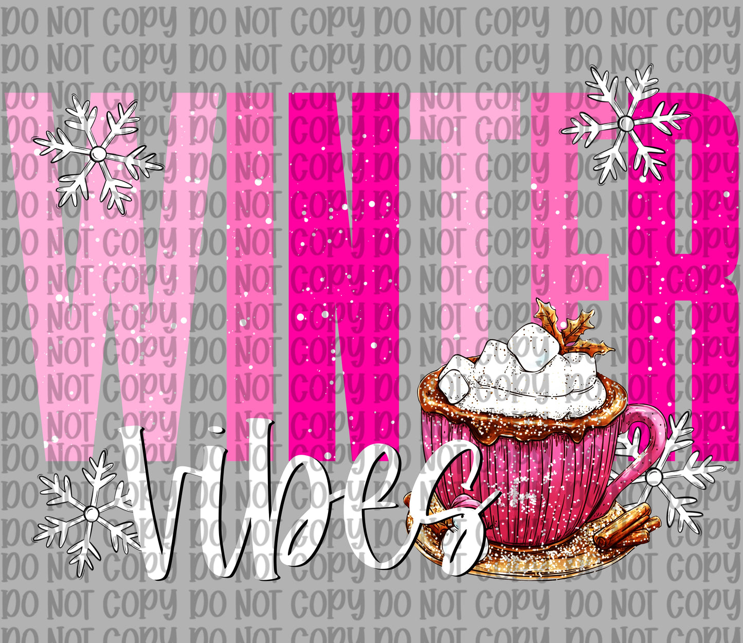 Pink Winter Vibes Cup