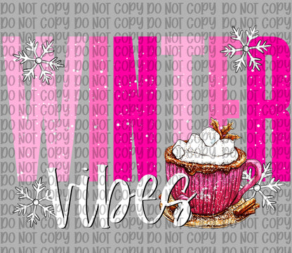 Pink Winter Vibes Cup