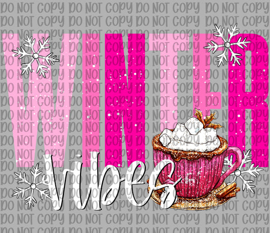Pink Winter Vibes Cup