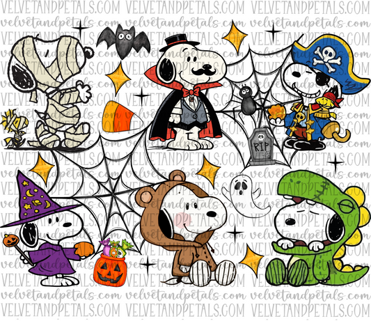 Halloween Snoopy Collage