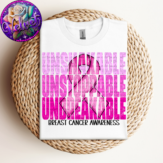 Unshakable Unstoppable Unbreakable Ribbon