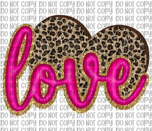 Love Pink Leopard