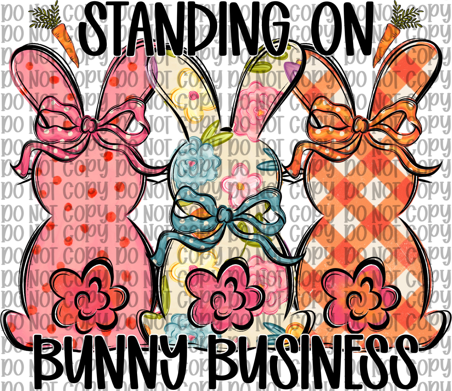 Standing On Bunny Business
