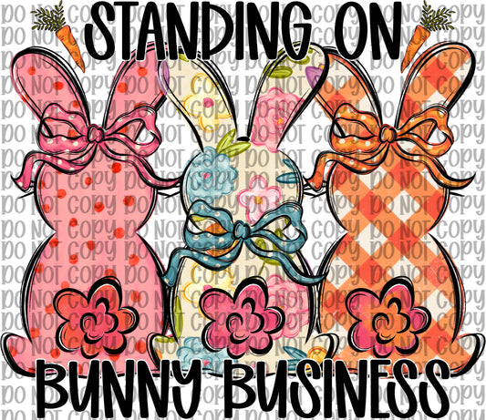 Standing On Bunny Business