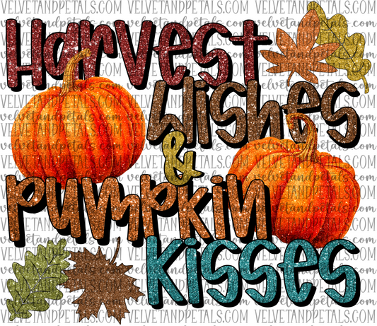 Harvest Wishes & Pumpkin Kisses