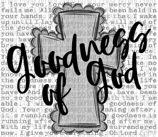 Goodness Of God Black
