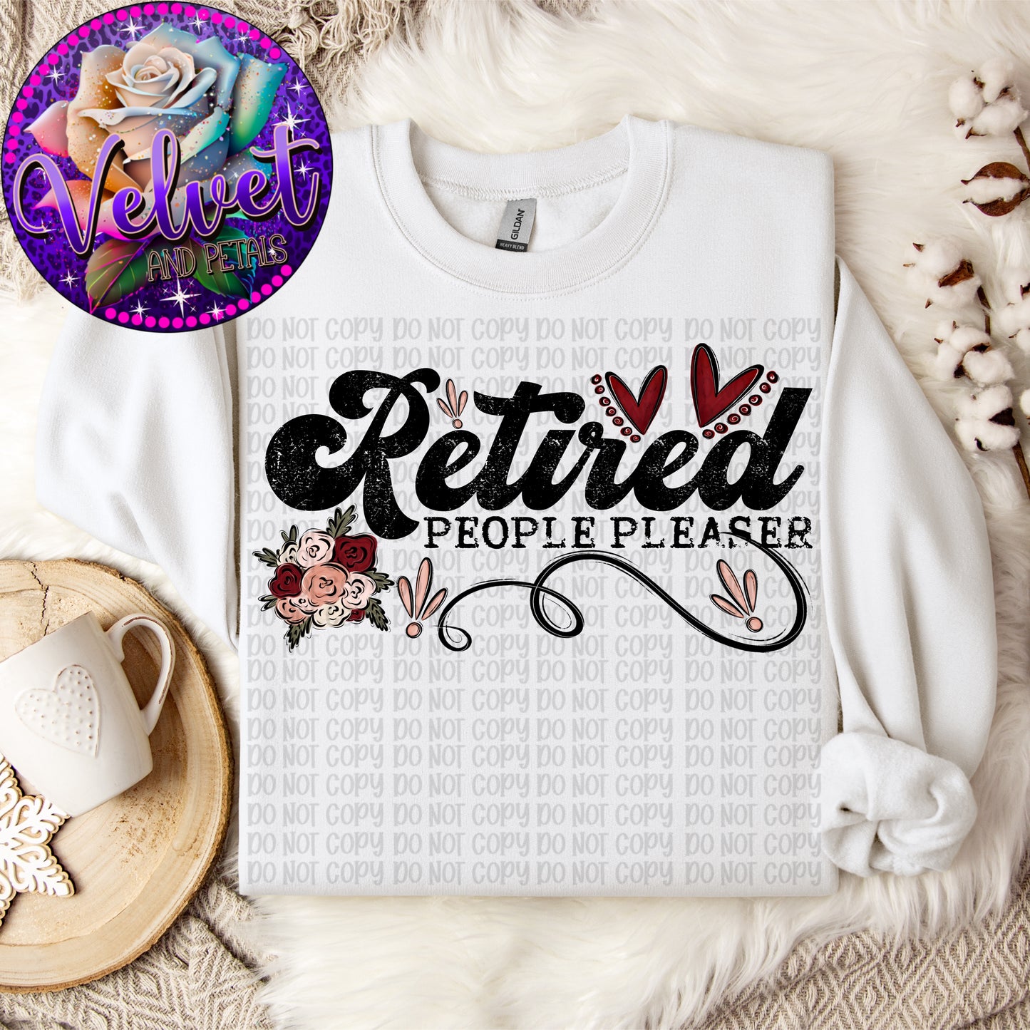 Retired People Pleaser Black
