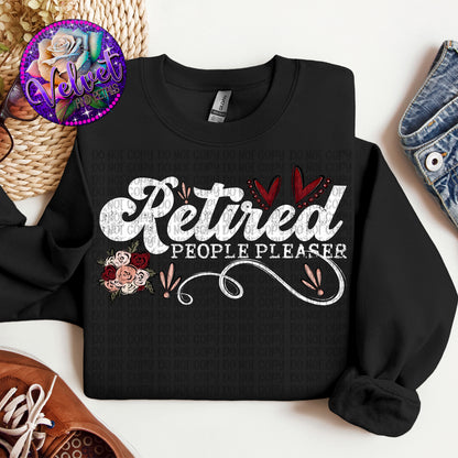 Retired People Pleaser White