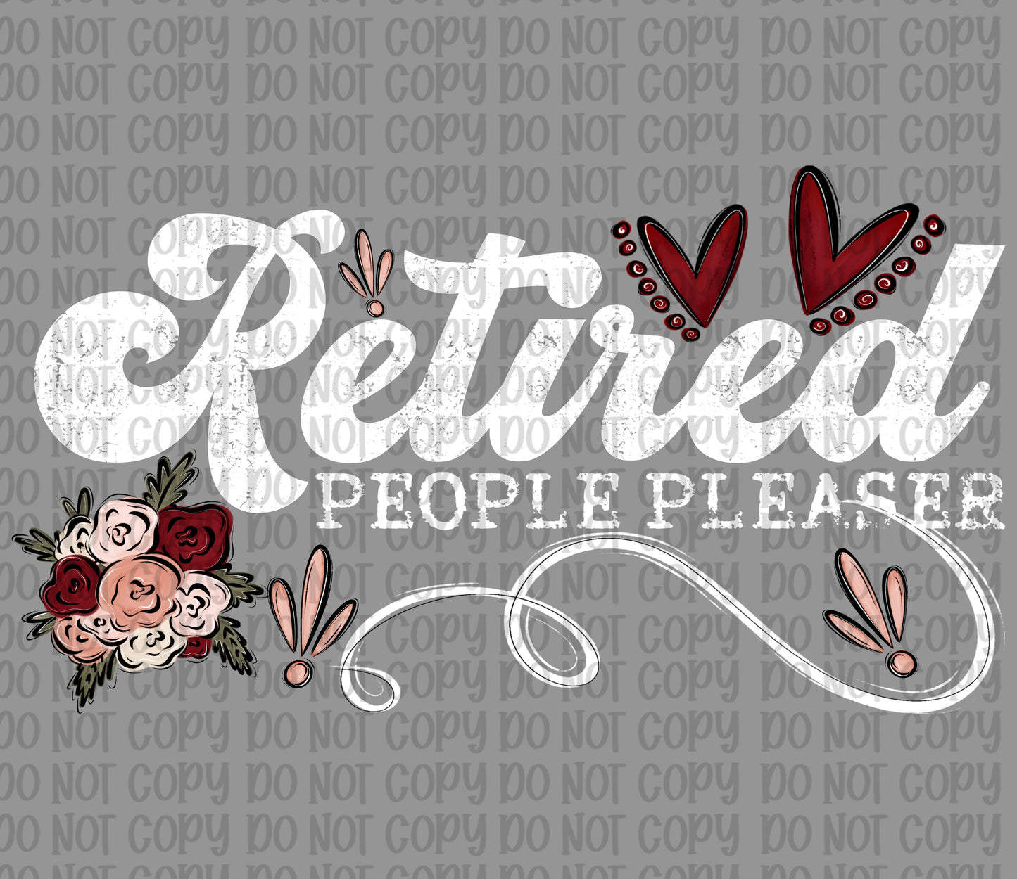 Retired People Pleaser White